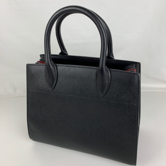 New Prada Italian Bibliotheque Saffiano City Tote - Picture 3 of 8